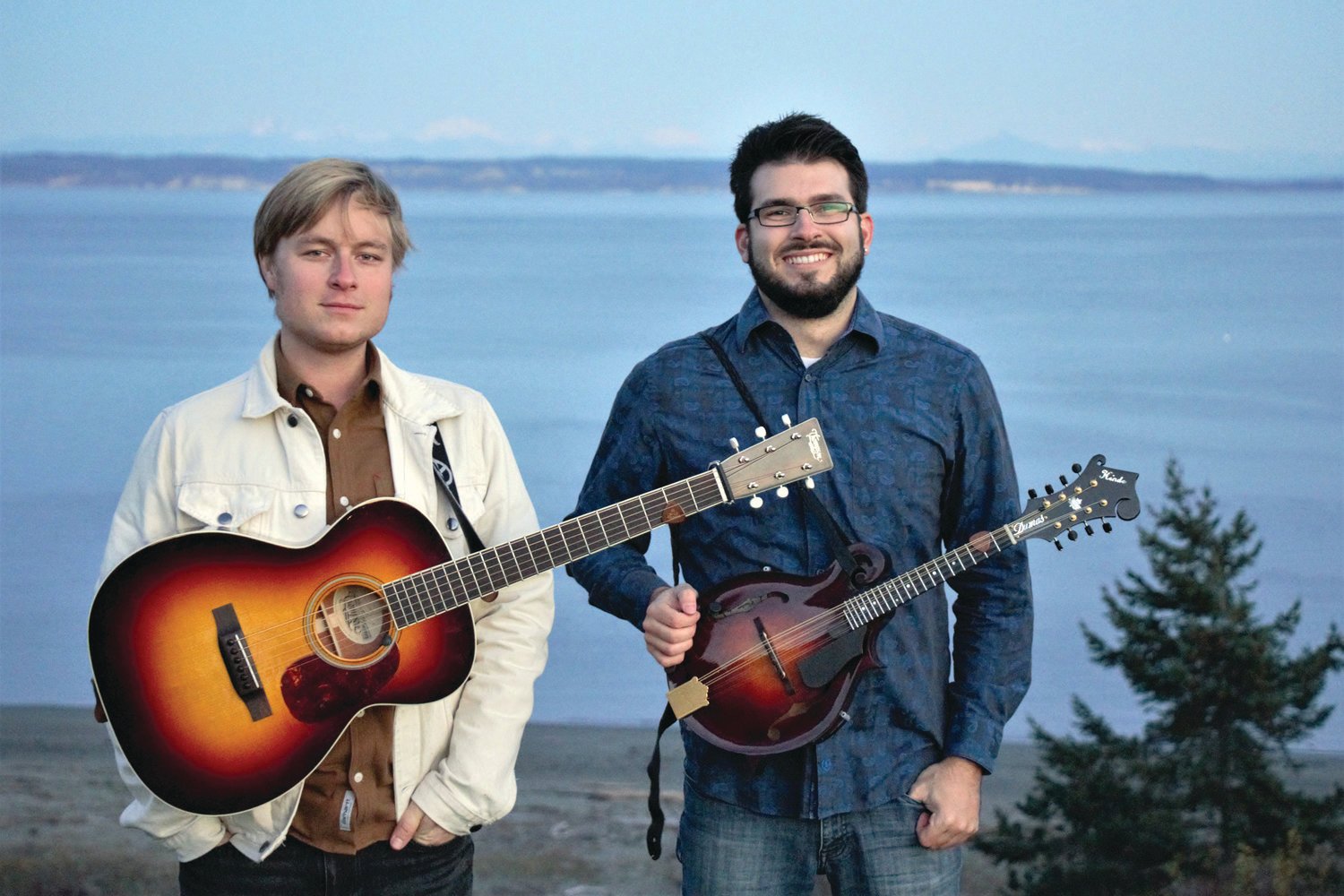Chris Luquette and Nick Dumas, above, will be joined by Andrew Knapp for a concert in Port Townsend.